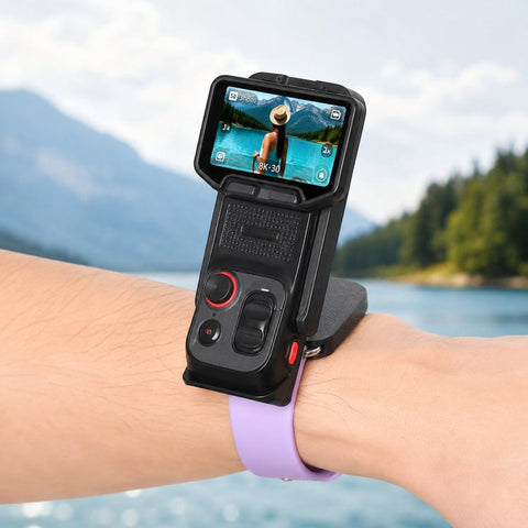 For Insta360 Luna Ultra Wrist Strap Mount Frame Remote Screen Holder