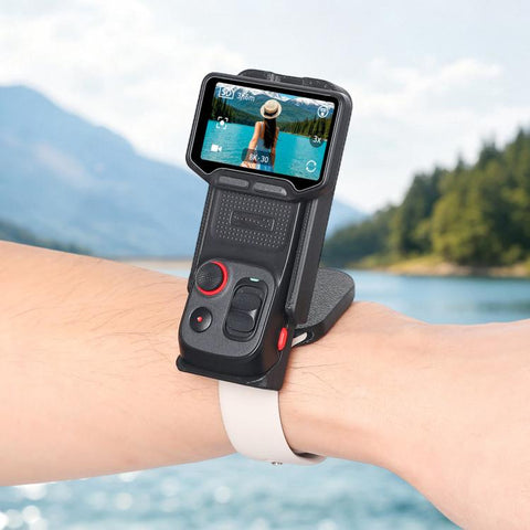 For Insta360 Luna Ultra Wrist Strap Mount Frame Remote Screen Holder