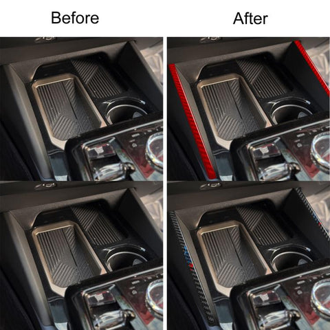 For BMW 5 Series i5 G60 / G68 2023-2026 Center Console Both-Sides Decorative Trim Strips