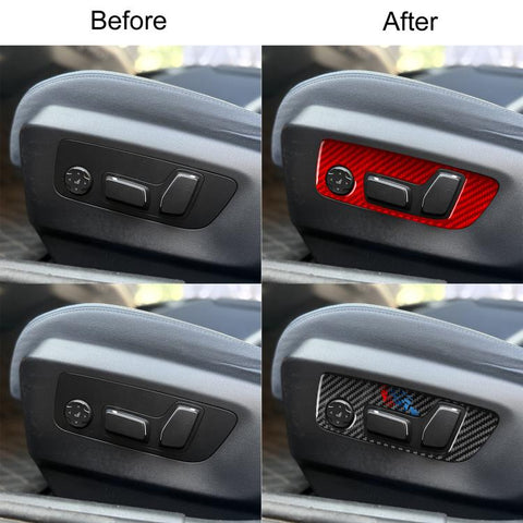 For BMW 5 Series i5 G60 / G68 2023-2026 Seat Adjustment Switch Panel Car Sticker