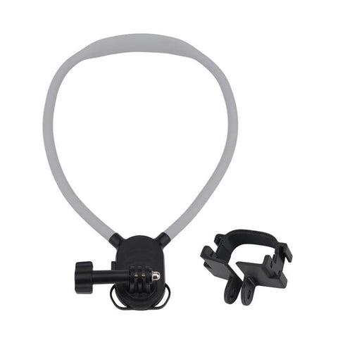 For Insta360 Luna Pro / Ultra Dual Cold Shoe Expansion Cage, Only Cage, Neck Mount Set