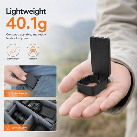 For Insta360 Luna Pro / Ultra Magnetic Mount Holder with 180-degree Adjustable Base, Base Type