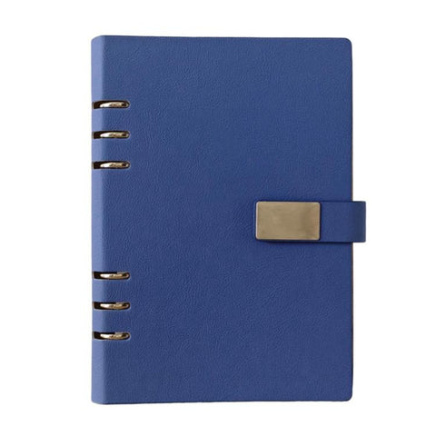 A5 6-Hole Hollow Notebook Loose-Leaf Journal Business Portable Magnetic Buckle Notebook