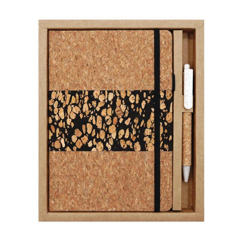 A5 Eco?Friendly Notebook Set With Pen Wood Grain Spliced Journal Business Notepad, Coffee Grounds Patchwork, Tea Leaf Scrap Patchwork, Coffee Grounds Pieced-Together, Black Tea Residue, Sapwood Pattern