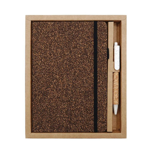 A5 Eco?Friendly Notebook Set With Pen Wood Grain Spliced Journal Business Notepad, Coffee Grounds Patchwork, Tea Leaf Scrap Patchwork, Coffee Grounds Pieced-Together, Black Tea Residue, Sapwood Pattern