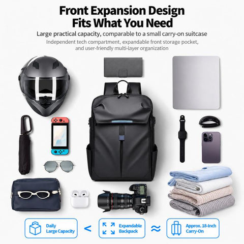REMOID 1204A Sports Travel Backpack With Helmet Basketball Holder Waterproof Laptop Bag