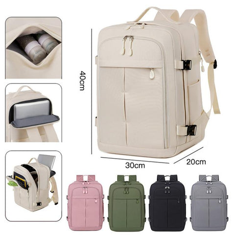 REMOID 723 Carry Travel Backpack Water Resistant Flight Approved Weekender Bag