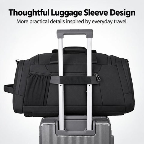 REMOID T26 Large Gym Duffle Bag Travel Backpack Convertible Sport Shoulder Bag With Shoe Compartment Wet Pocket