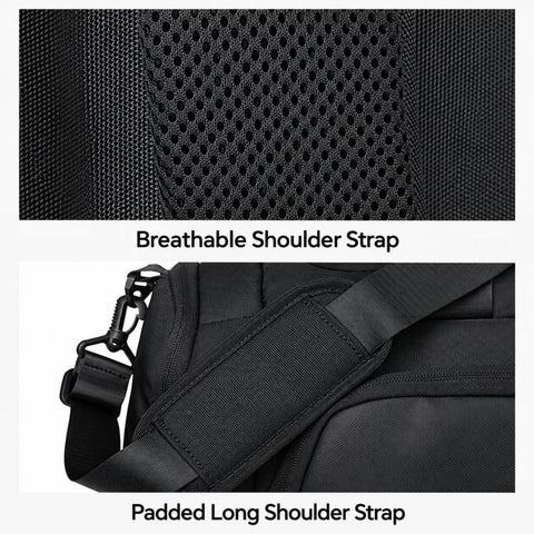 REMOID T26 Large Gym Duffle Bag Travel Backpack Convertible Sport Shoulder Bag With Shoe Compartment Wet Pocket