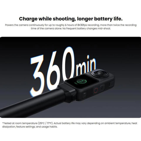 For Insta360 X6 Original Power Selfie Stick, Power Selfie Stick