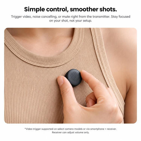 For Insta360 X6 / Luna Ultra / X4 Air / GO Ultra Original 2 In 1 Mic Air, Transmitter + Receiver, Mic Air