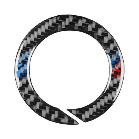 For BMW 5 Series i5 G60 / G68 2023-2026 Steering Wheel Logo Decor Ring Car Sticker