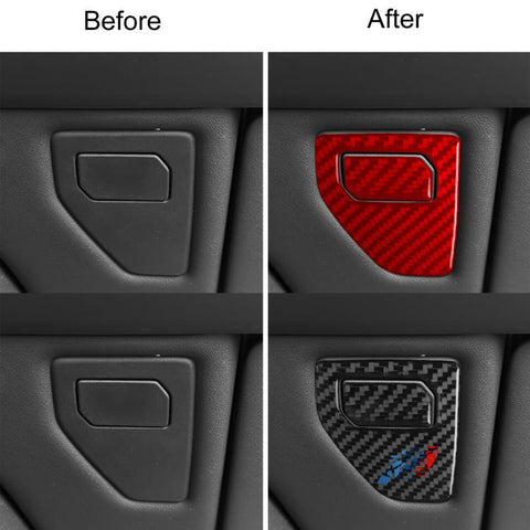 For BMW 5 Series i5 G60 / G68 2023-2026 Passenger Glove Box Switch Panel Car Sticker, LHD, RHD