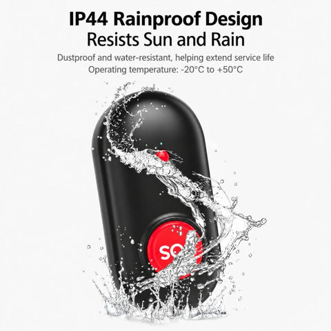 3 In 1 MEAGAO H-G06 Wireless Doorbell Waterproof Pager Long Range Smart Call Button Caregiver Care System, 1 Transmitter+2 Receivers, 2 Transmitter+1 Receivers