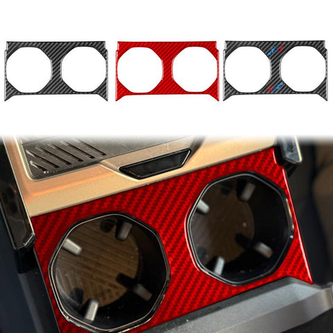 For BMW 5 Series i5 G60 / G68 2023-2026 Rear Hidden Cup Holder Panel Car Sticker