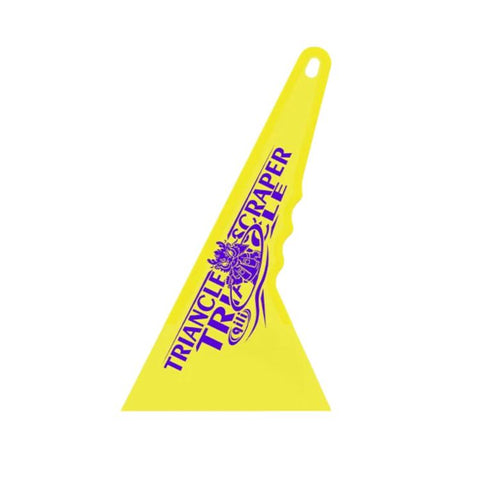 qili Ultra-thin Triangular Hard Squeegee for Car Window Tinting, Large Yellow, Large Pink, Large Blue, Medium Yellow, Medium Pink, Medium Blue, Small Yellow, Small Pink, Small Blue