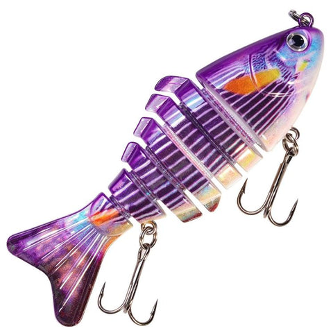 HENGJIA JM074 Multi Jointed Swimbait Fishing Lures Sinking Multi Segmented Hard Fishing Baits, 9.7cm 15g