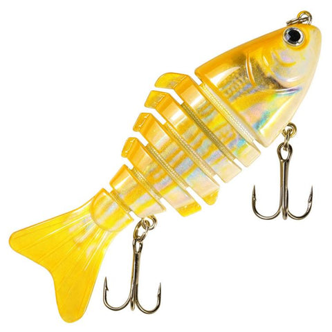 HENGJIA JM074 Multi Jointed Swimbait Fishing Lures Sinking Multi Segmented Hard Fishing Baits, 9.7cm 15g