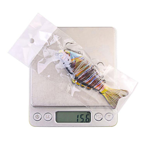 HENGJIA JM074 Multi Jointed Swimbait Fishing Lures Sinking Multi Segmented Hard Fishing Baits, 9.7cm 15g