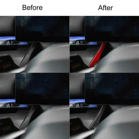 For BMW 5 Series i5 G60 / G68 2023-2026 Decorative Stickers For Both Sides Under Dashboard, LHD, RHD