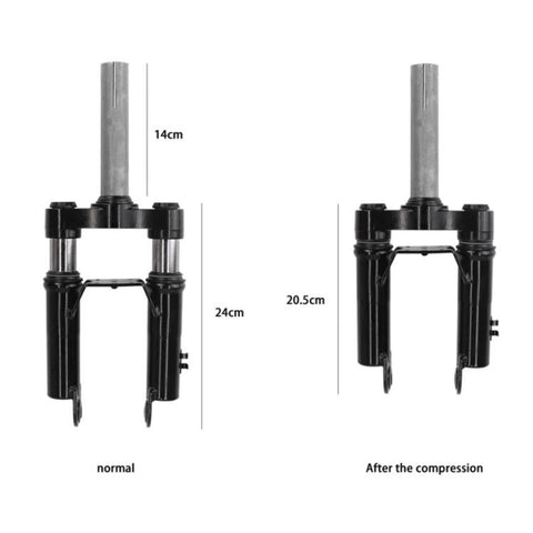 3 PCS/Set For Xiaomi M365 / M365 Pro Scooter Accessories Front Fork Shock Absorber + Front Mudguard + Extended Kickstand, Absorber+Front Mudguard+Kickstand