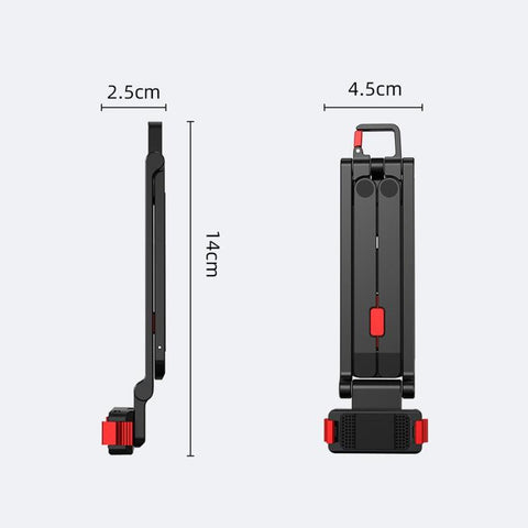 Flymile Magnetic Quick-Release Tripod & Rotating Carabiner Mount, For DJI Osmo Action 3 / 4 / 5 Pro, For DJI Osmo Action 6 / Nano / 360 II