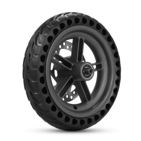 For Xiaomi M365 External Honeycomb Solid Tire Rear Drive Wheel Hub With 110mm Brake Disc, External Honeycomb Solid Tire With 110mm Brake Disc
