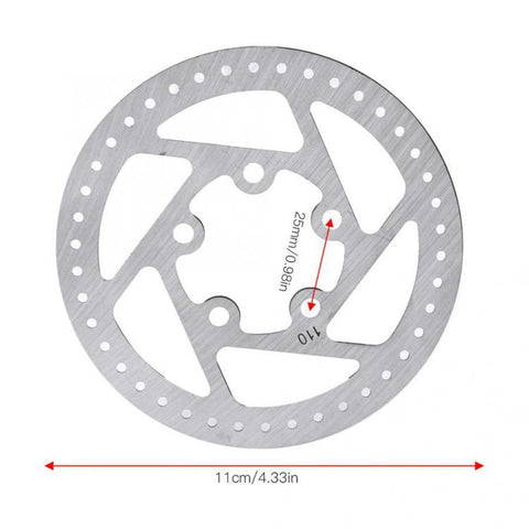 2 In 1 Brake Kit For Xiaomi M365 Disc Brake Caliper + 110mm 5-Hole Brake Rotor, 2 In 1 For Xiaomi M365