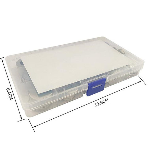 304 Stainless Steel Flat Washers Set M2-M10 Metric Sealing Gaskets Assortment Kit, 360 PCS/Box
