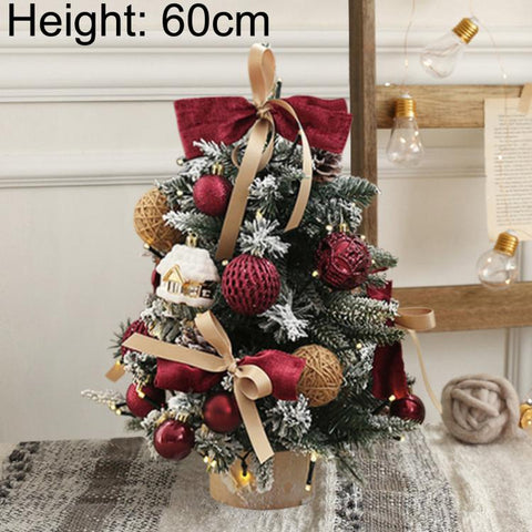Small Lighted Desktop Christmas Tree Christmas Decoration Ornament, 45cm Coffee Cotton, 60cm Coffee Cotton, 90cm Coffee Cotton, 45cm Snowy Baby, 60cm Snowy Baby, 45cm White Snow, 60cm White Snow, 45cm Red House, 60cm Red House, 90cm Red House          ...