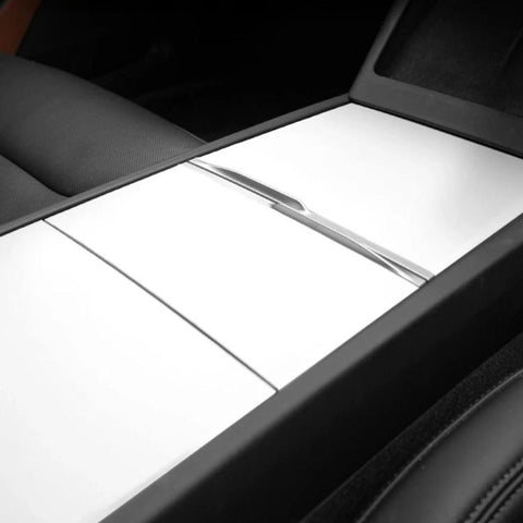 Electrostatic-Adsorption Silicone Center Console Mat For Tesla 2025+ Model Y Juniper / 2024+ Model 3 Highland