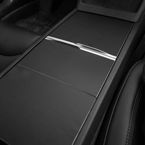 Electrostatic-Adsorption Silicone Center Console Mat For Tesla 2025+ Model Y Juniper / 2024+ Model 3 Highland