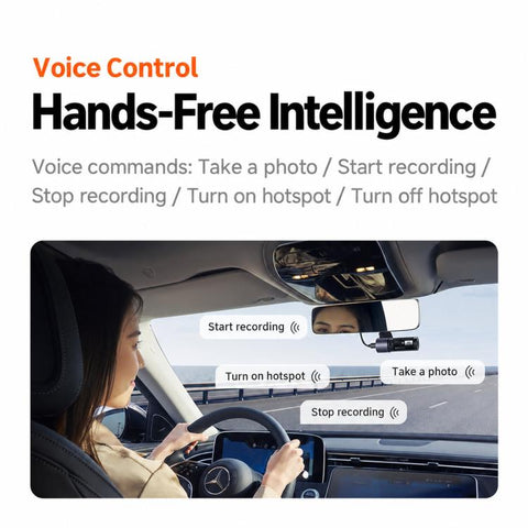 70mai M310 Pro 2K Dash Cam 1440P Mini Hidden Car Camera With F1.55 Aperture & Starlight Night Vision, Standard, With 64G TF Card