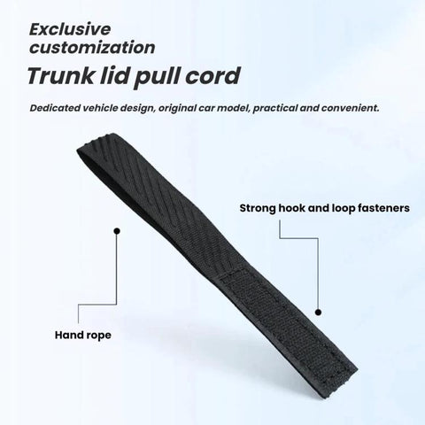 For Tesla Model Y / 2025+ Model Y Juniper Trunk Inner Lid Adhesive Hidden Pull Cord