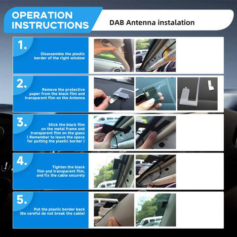 2.4 Inch Portable In-Car And Home DAB+ Digital Radio