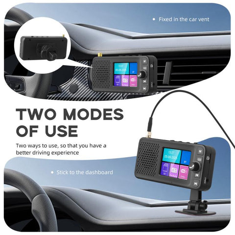 2.4 Inch Portable In-Car And Home DAB+ Digital Radio