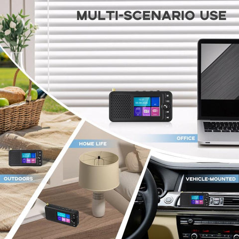 2.4 Inch Portable In-Car And Home DAB+ Digital Radio
