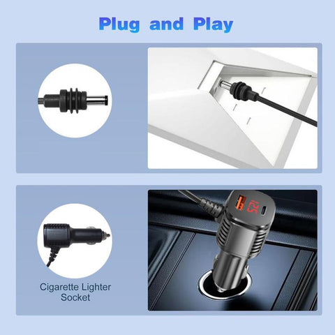 For Starlink Mini 12V/24V to 30V 3.5A Cigarette Lighter Plug Step-Up DC Power Cable, 200cm, 300cm