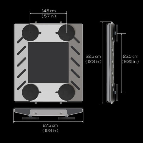 For Starlink Mini Wind-Resistant Magnetic Aluminum Alloy Roof Mount