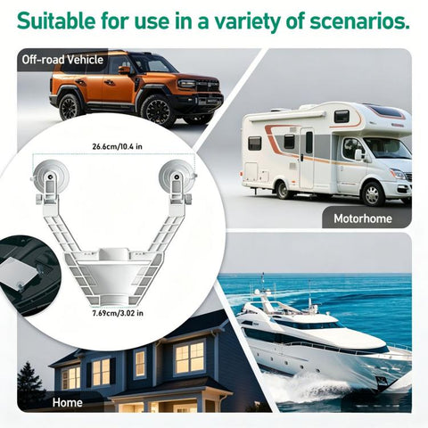 For Starlink Mini Windshield/Dashboard Suction Cup Mount