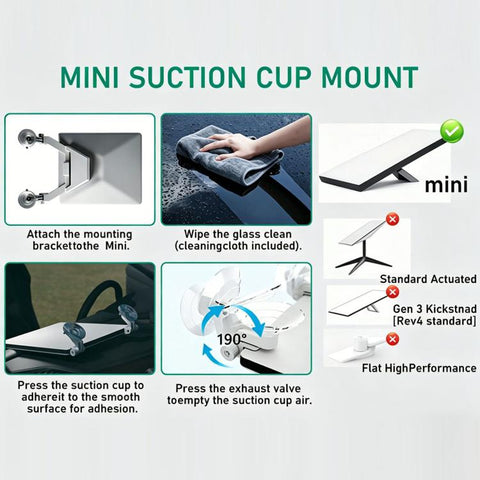 For Starlink Mini Windshield/Dashboard Suction Cup Mount