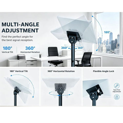 For Starlink Gen 3 Wall-mounted Telescopic Mount Bracket