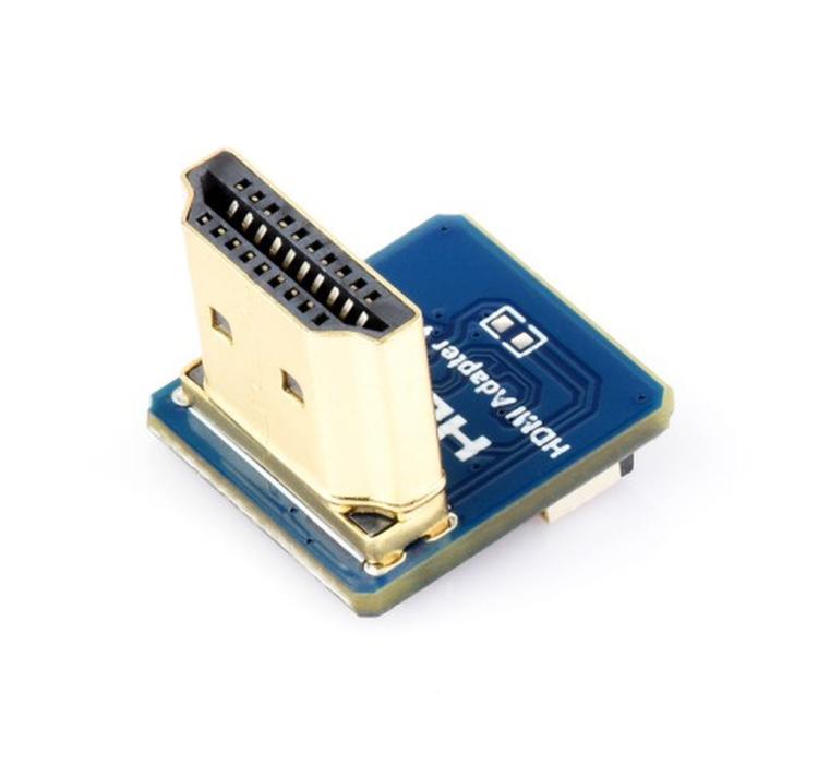 Waveshare HDMI-Compatible Adapter For DIY HDMI-Compatible Cable, Vertical, Vertical B, Horizontal, Horizontal B