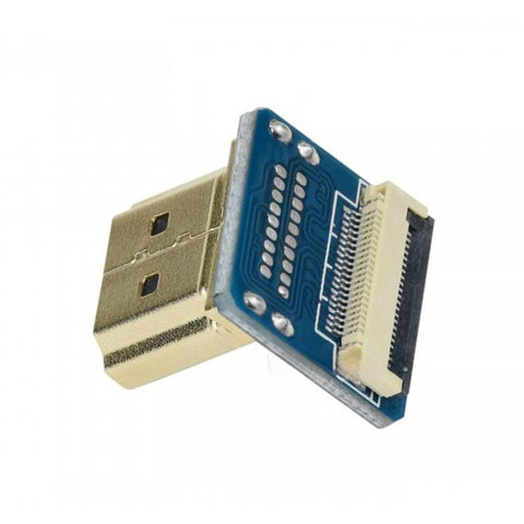 Waveshare HDMI-Compatible Adapter For DIY HDMI-Compatible Cable, Vertical, Vertical B, Horizontal, Horizontal B