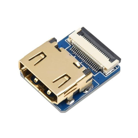 Waveshare HDMI-Compatible Adapter For DIY HDMI-Compatible Cable, Vertical, Vertical B, Horizontal, Horizontal B