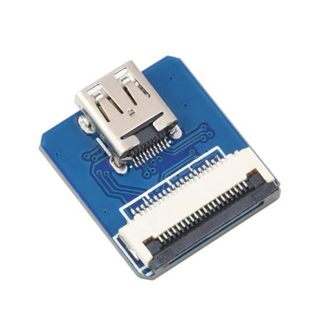 Waveshare Micro HDMI-Compatible Adapter For DIY HDMI-Compatible Cable, Vertical, Vertical B, Horizontal, Horizontal B