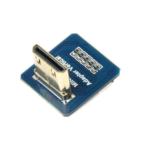 Waveshare Mini HDMI-Compatible Adapter For DIY HDMI-Compatible Cable, Vertical, Horizontal, Horizontal B