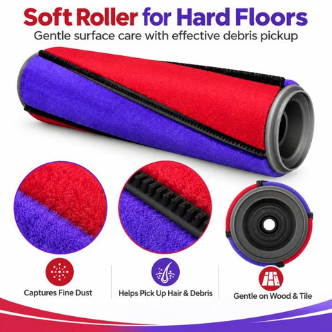 Replacement Soft Roller Brush Bar For Dyson V7 / V8 / V10 / V11 / V15 Vacuum