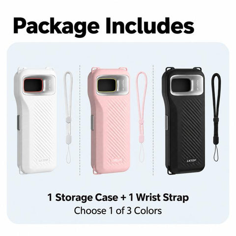 For DJI Osmo Pocket 4P LKTOP Hard Carrying Case Protective Storage Box with Wrist Strap