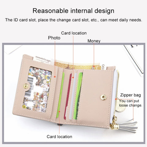 Lady Short Cross-Streaked Suzip Wallet